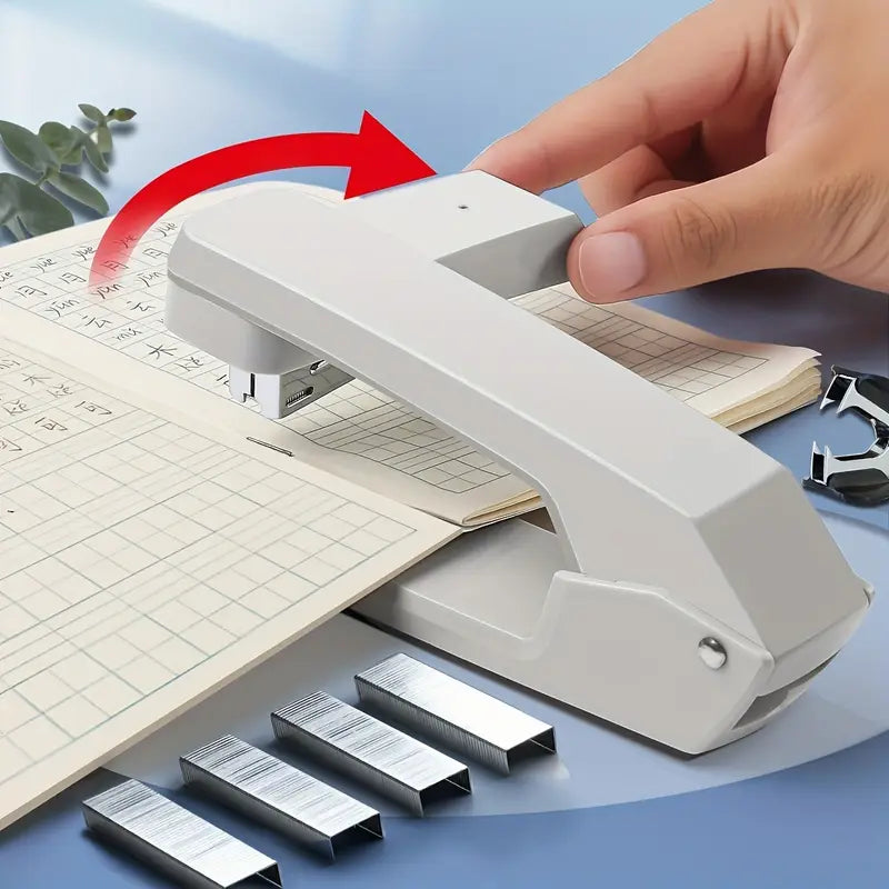 [Labor-saving Stapler]1pc 360° Rotating&Multi-functional Stapler, Business Office Supplies